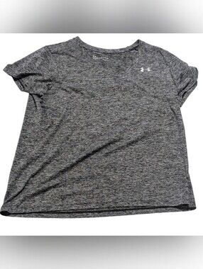 Under Armour Women's Extra Large Loose Fit Gray Heather Performance Tee